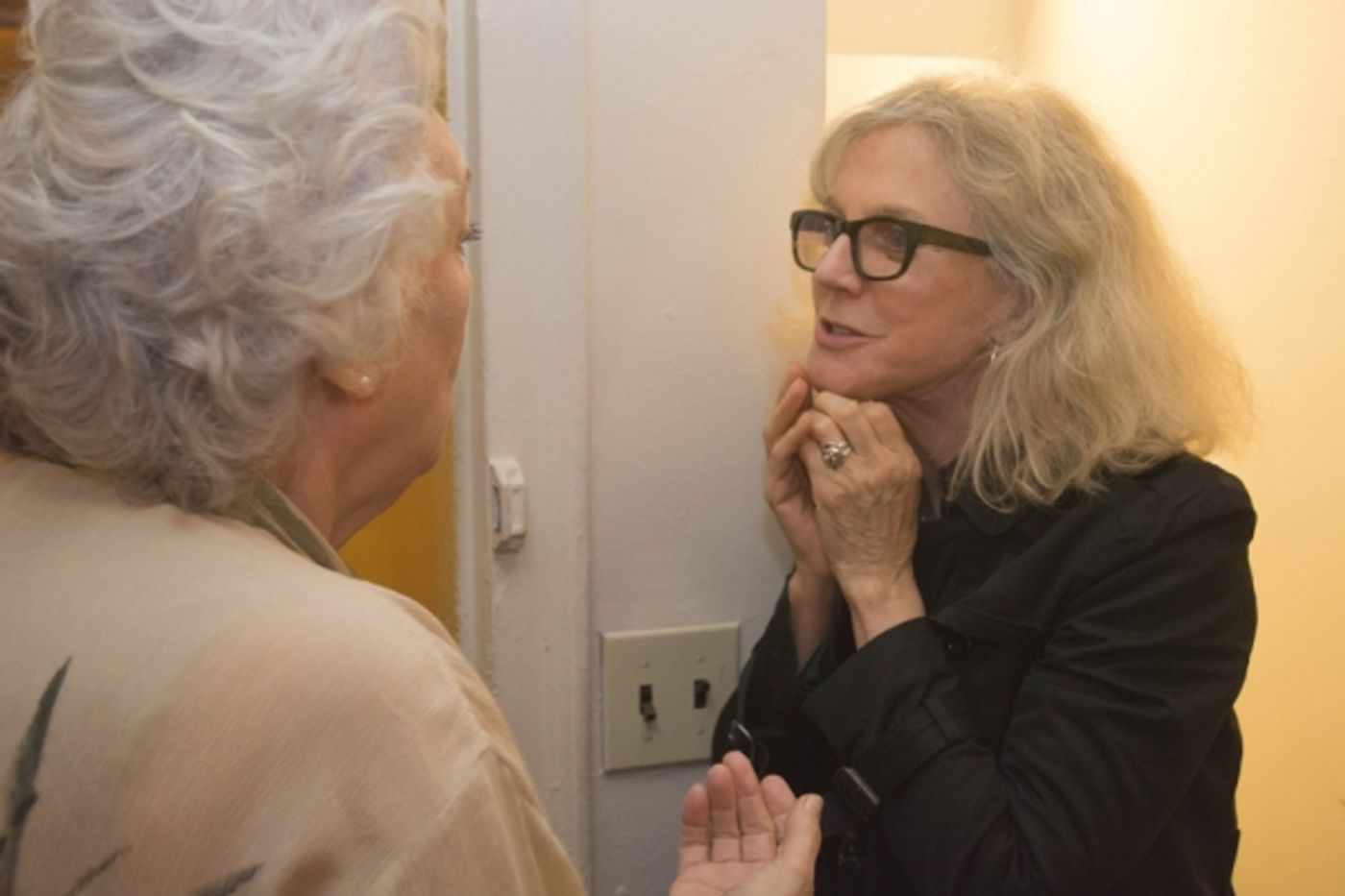 Photo Flash: Blythe Danner and Celia Keenan-Bolger Visit MOTHERS AND SONS  Image
