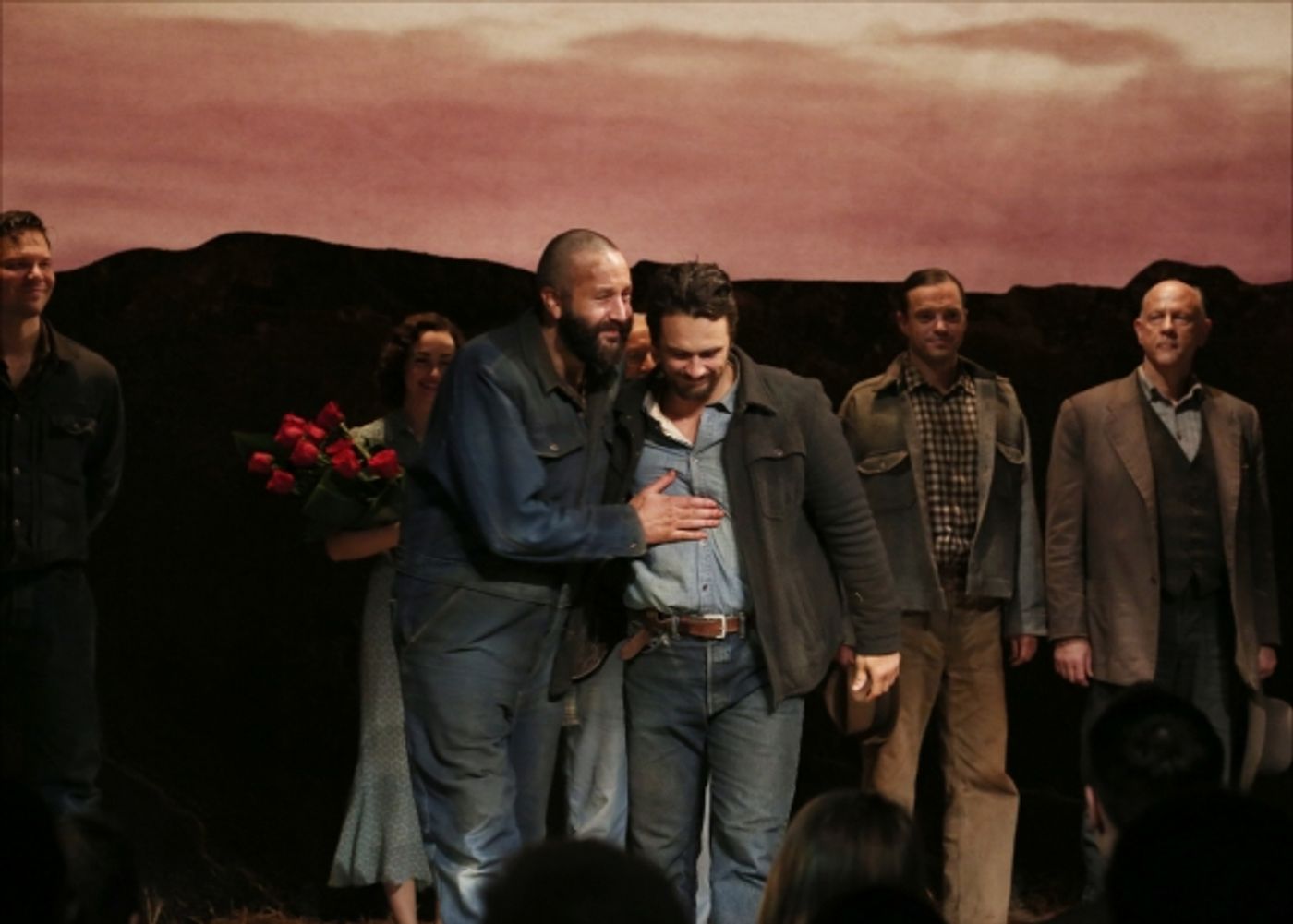 Photo Coverage: James Franco, Chris O'Dowd & OF MICE AND MEN Company Take Opening Night Bows! Photo Coverage: James Franco, Chris O'Dowd & OF MICE AND MEN Company Take Opening Night Bows! Image