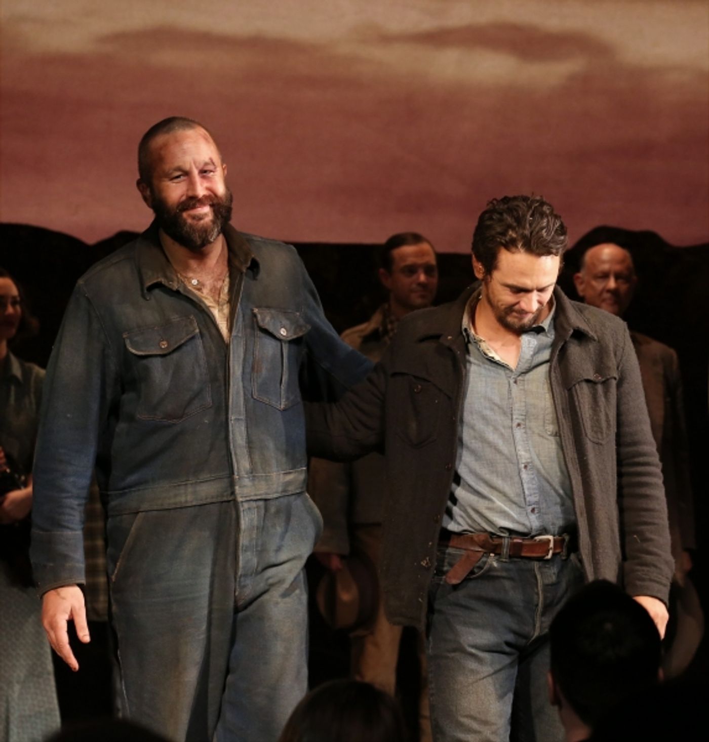 Photo Coverage: James Franco, Chris O'Dowd & OF MICE AND MEN Company Take Opening Night Bows! Photo Coverage: James Franco, Chris O'Dowd & OF MICE AND MEN Company Take Opening Night Bows! Image