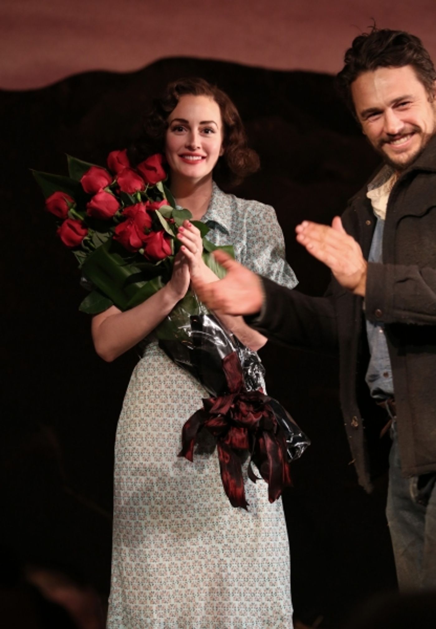 Photo Coverage: James Franco, Chris O'Dowd & OF MICE AND MEN Company Take Opening Night Bows! Photo Coverage: James Franco, Chris O'Dowd & OF MICE AND MEN Company Take Opening Night Bows! Image