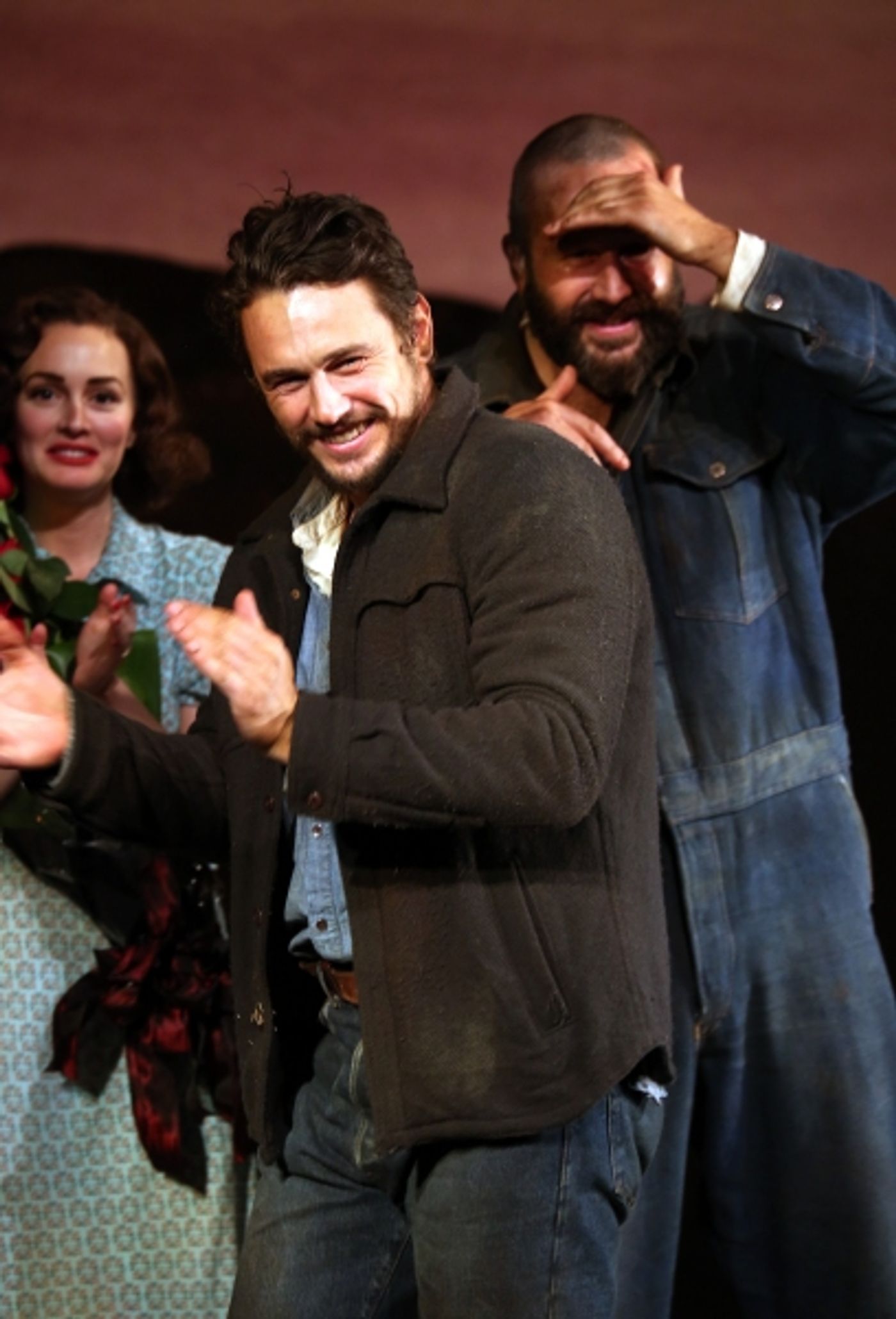 Photo Coverage: James Franco, Chris O'Dowd & OF MICE AND MEN Company Take Opening Night Bows! Photo Coverage: James Franco, Chris O'Dowd & OF MICE AND MEN Company Take Opening Night Bows! Image