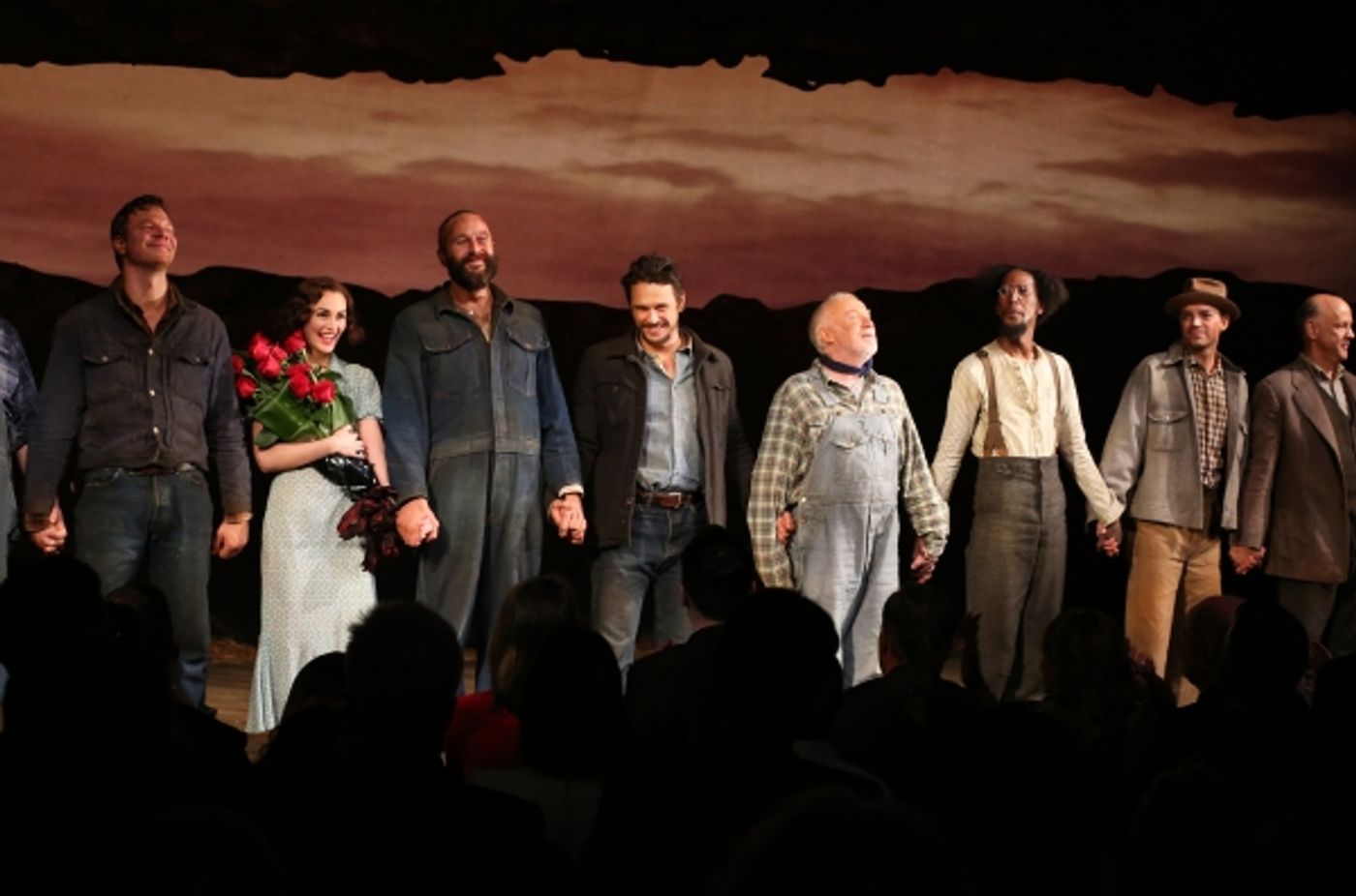 Photo Coverage: James Franco, Chris O'Dowd & OF MICE AND MEN Company Take Opening Night Bows! Photo Coverage: James Franco, Chris O'Dowd & OF MICE AND MEN Company Take Opening Night Bows! Image