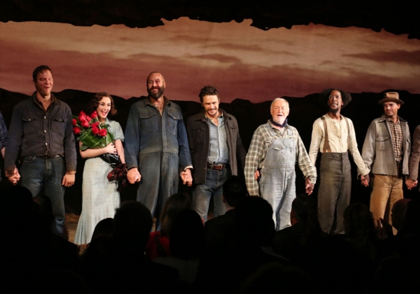 Photo Coverage: James Franco, Chris O'Dowd & OF MICE AND MEN Company Take Opening Night Bows! Photo Coverage: James Franco, Chris O'Dowd & OF MICE AND MEN Company Take Opening Night Bows! Image