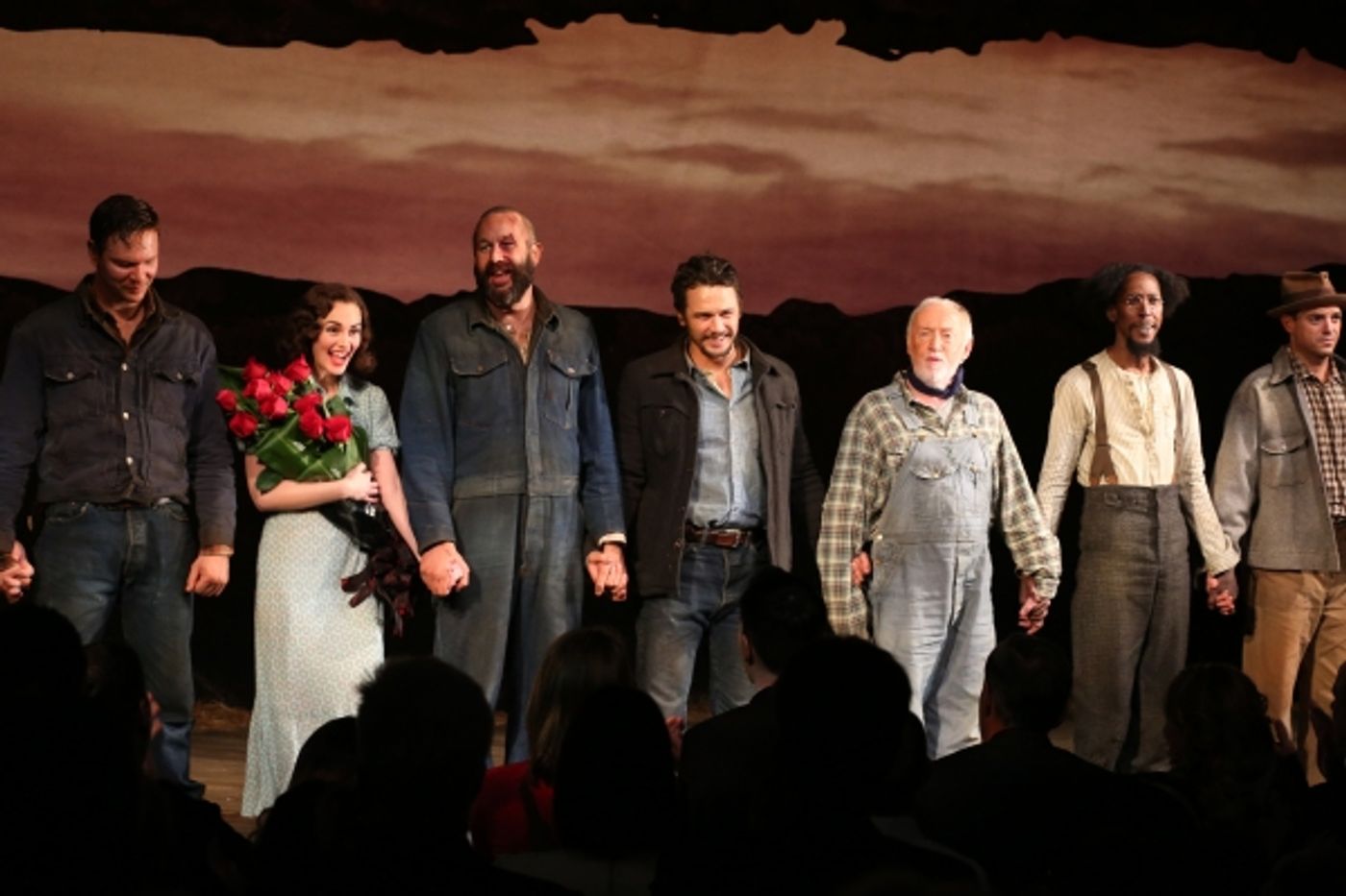 Photo Coverage: James Franco, Chris O'Dowd & OF MICE AND MEN Company Take Opening Night Bows! Photo Coverage: James Franco, Chris O'Dowd & OF MICE AND MEN Company Take Opening Night Bows! Image