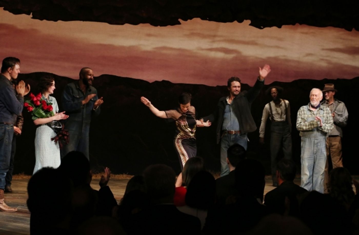 Photo Coverage: James Franco, Chris O'Dowd & OF MICE AND MEN Company Take Opening Night Bows! Photo Coverage: James Franco, Chris O'Dowd & OF MICE AND MEN Company Take Opening Night Bows! Image