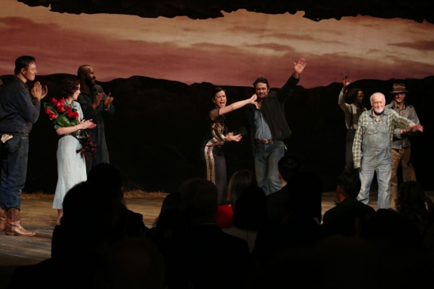 Photo Coverage: James Franco, Chris O'Dowd & OF MICE AND MEN Company Take Opening Night Bows! Photo Coverage: James Franco, Chris O'Dowd & OF MICE AND MEN Company Take Opening Night Bows! Image