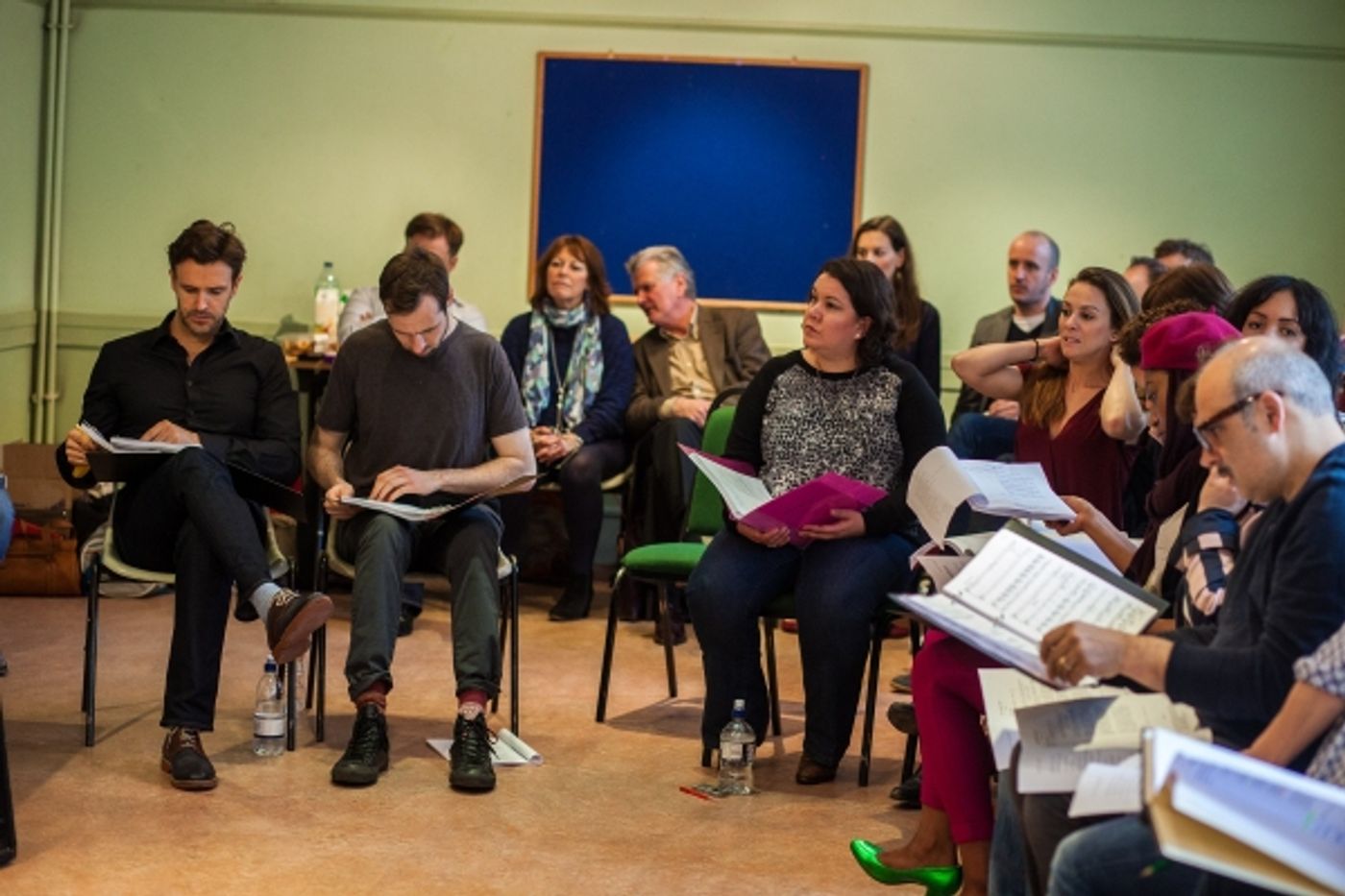 Photo Coverage: THE PAJAMA GAME In Rehearsals, Starring Xavier and Riding! Photo Coverage: THE PAJAMA GAME In Rehearsals, Starring Xavier and Riding! Image