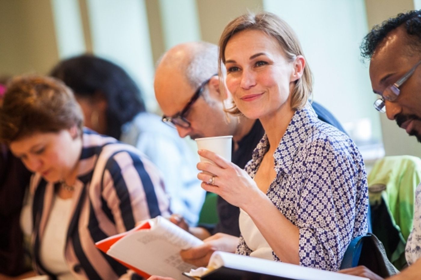 Photo Coverage: THE PAJAMA GAME In Rehearsals, Starring Xavier and Riding! Photo Coverage: THE PAJAMA GAME In Rehearsals, Starring Xavier and Riding! Image