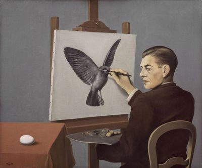RenÃƒÂ© Magritte (Belgian, 1898Ã¢â‚¬â€œ1967). Clairvoyance (La Clairvoy Photo