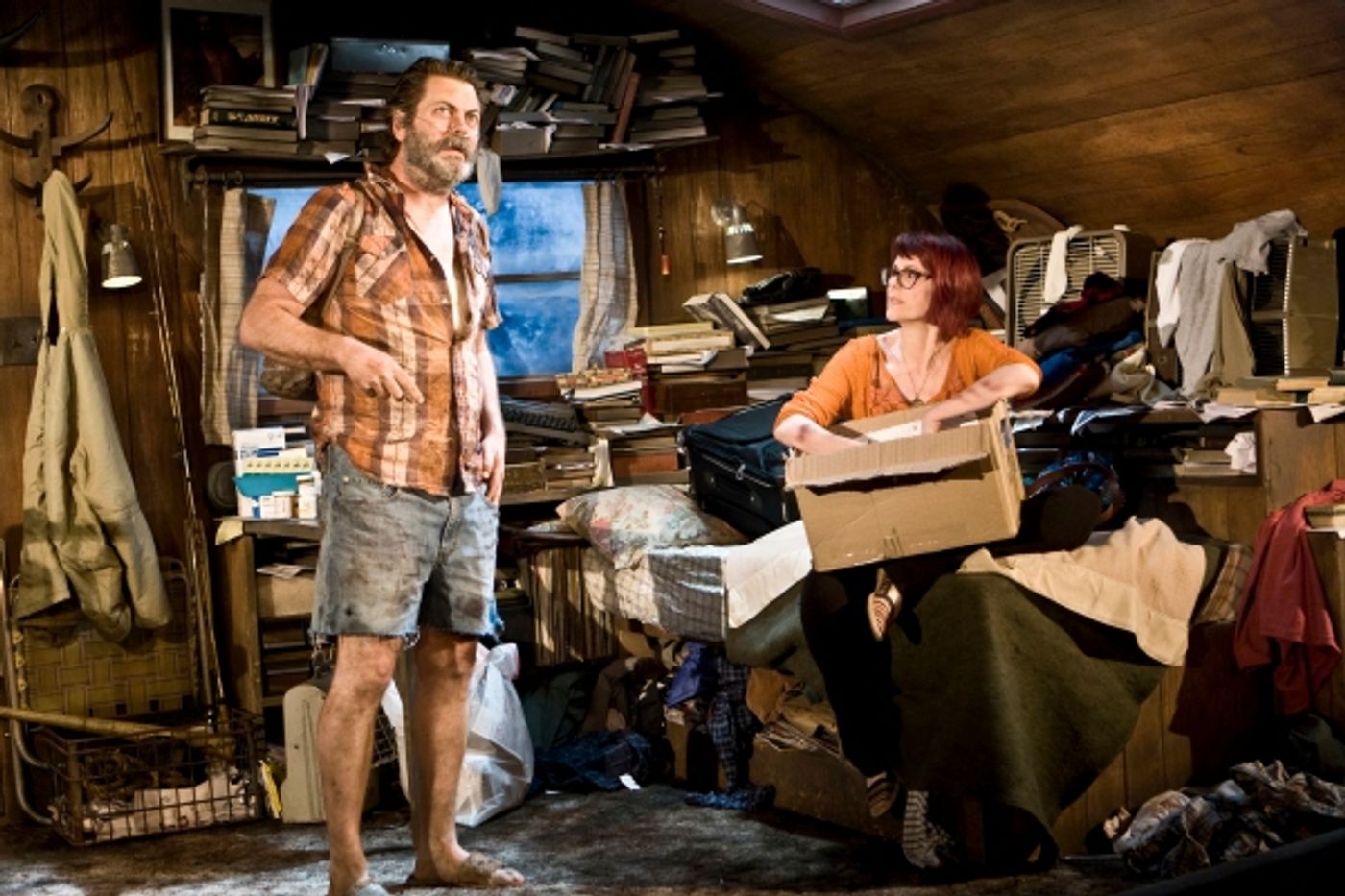 Photo Flash: First Look at Nick Offerman & Megan Mullally in The New Group's ANNAPURNA  Image