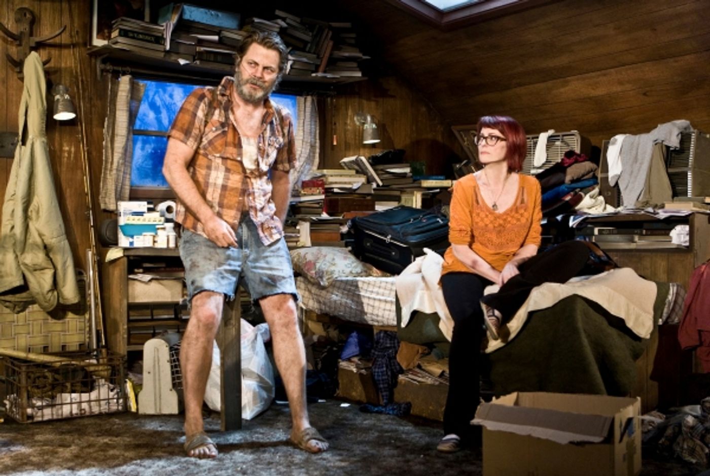 Photo Flash: First Look at Nick Offerman & Megan Mullally in The New Group's ANNAPURNA  Image