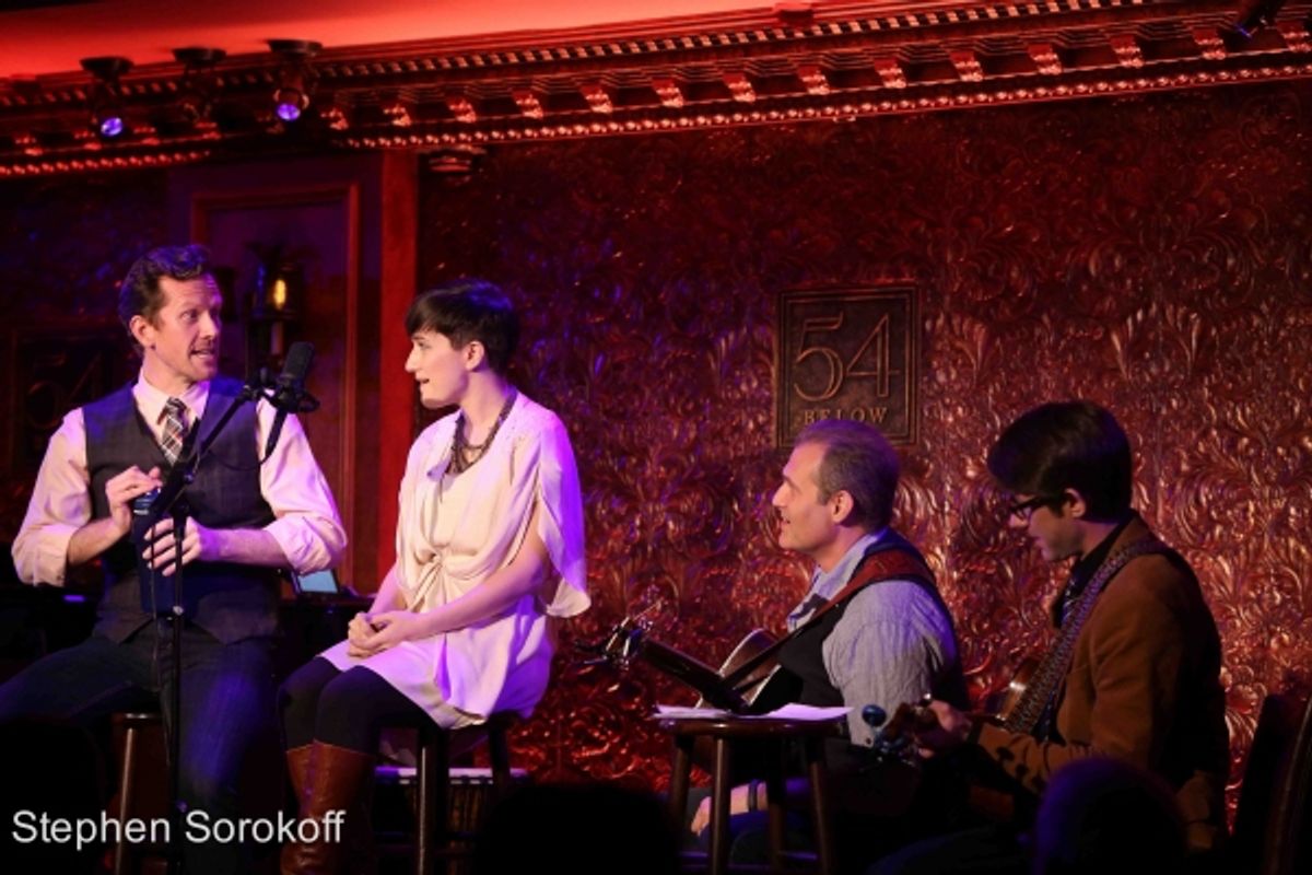 Jeffry Denman, Kimberly Kaye, Marc Kudisch, Timothy Splain at 