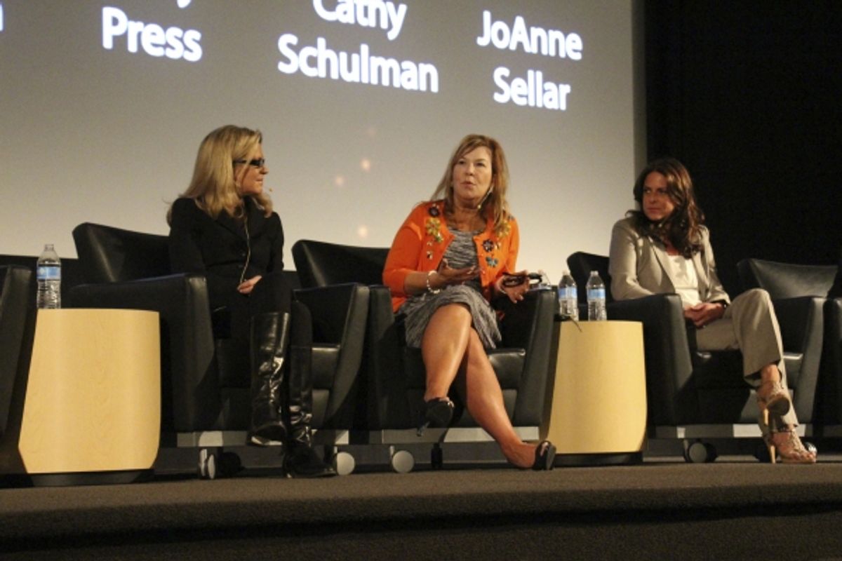 Michelle Maclaren, Terry Press, and Cathy Schulman at 