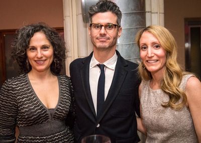 Jill Shapiro; Evan Shapiro, Founder of Pivot;  Jill Furman, Broadway Producer.  Photo Photo