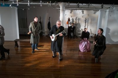 Patrick Mulryan, Christopher Seiler, Eric Gilde, Anna O''Donoghue, and Nat Cassidy Photo