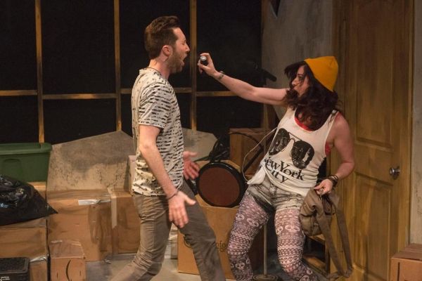 Chris Roe as Jesse and Lisa Ermel as Molly Photo