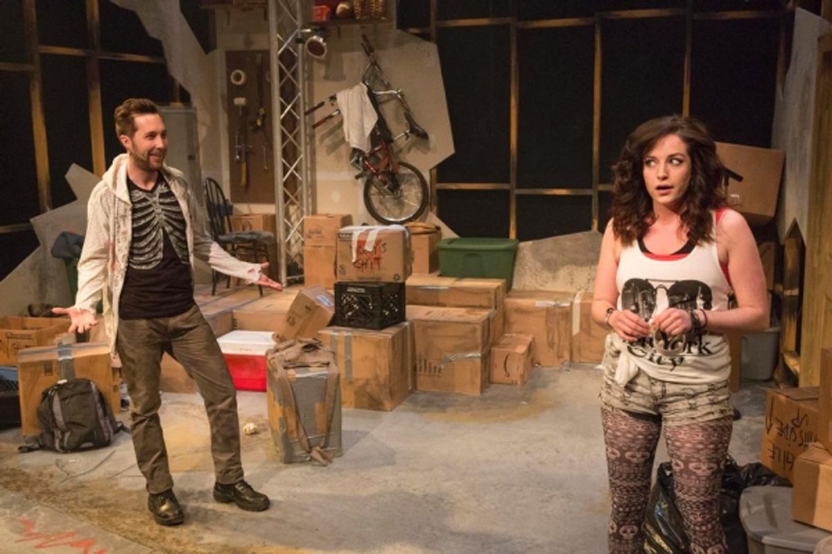 Chris Roe as Jesse and Lisa Ermel as Molly at 