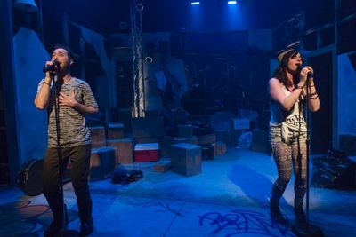 Chris Roe as Jesse and Lisa Ermel as Molly Photo