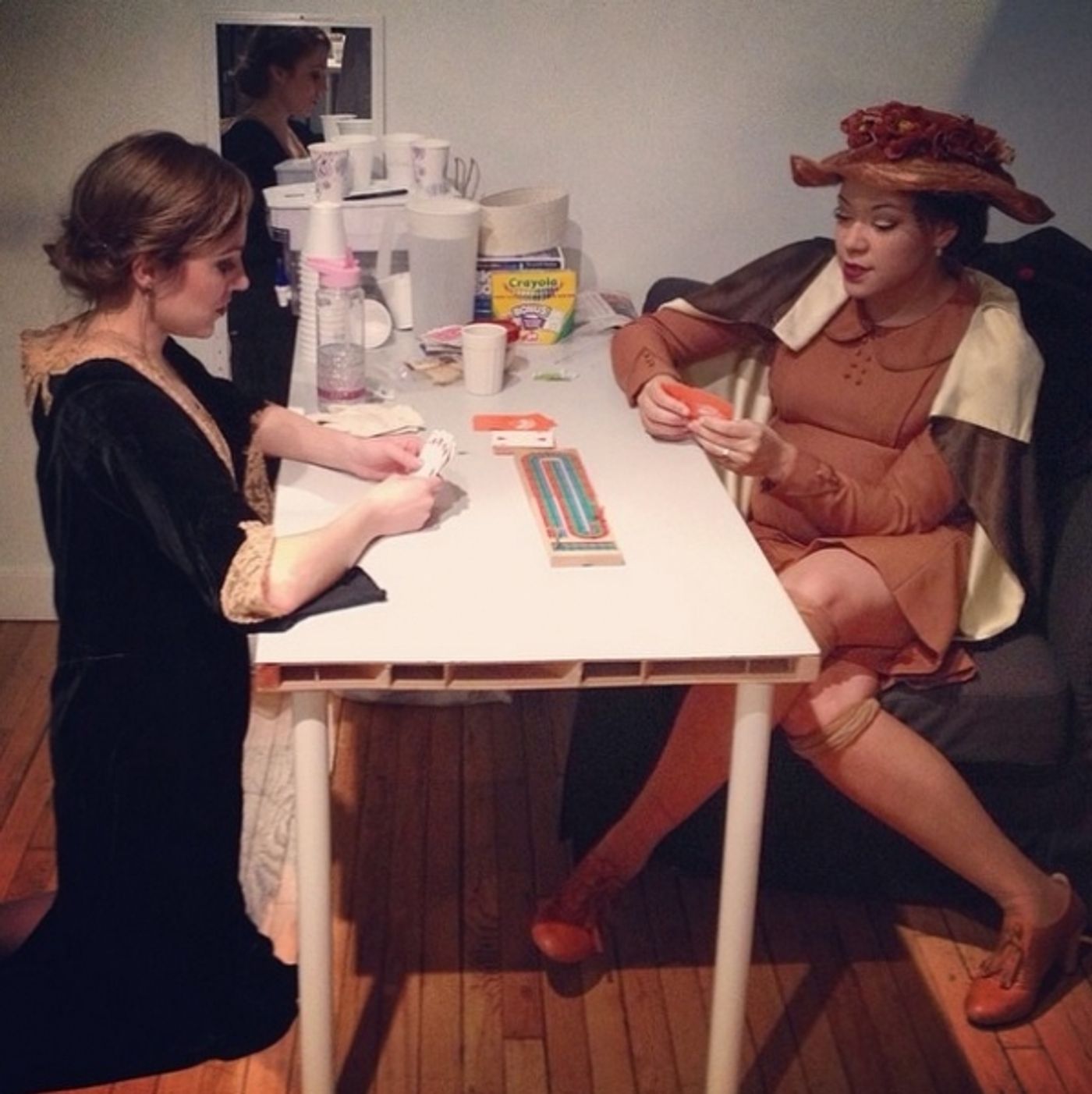 Photo Flash: Saturday Intermission Pics, 4/19, Part 2- NEWSIES Get Mischievous, Shows Close, and More!  Image