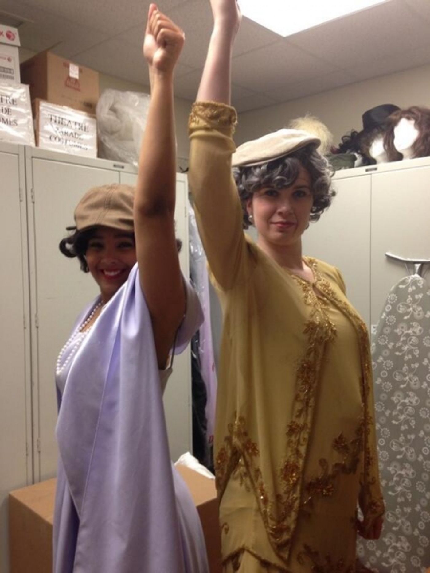 Photo Flash: Saturday Intermission Pics, 4/19, Part 2- NEWSIES Get Mischievous, Shows Close, and More!  Image