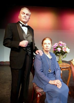 Sir Henry Angkatell (Jack Winnick) and his wife Lucy (Elaine Arnett) get more than th Photo