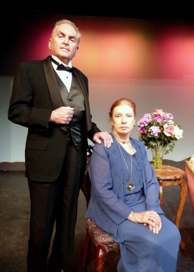 Sir Henry Angkatell (Jack Winnick) and his wife Lucy (Elaine Arnett) get more than th Photo