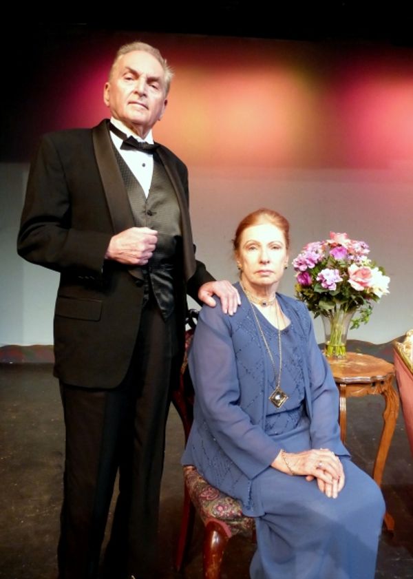 Sir Henry Angkatell (Jack Winnick) and his wife Lucy (Elaine Arnett) get more than th Photo