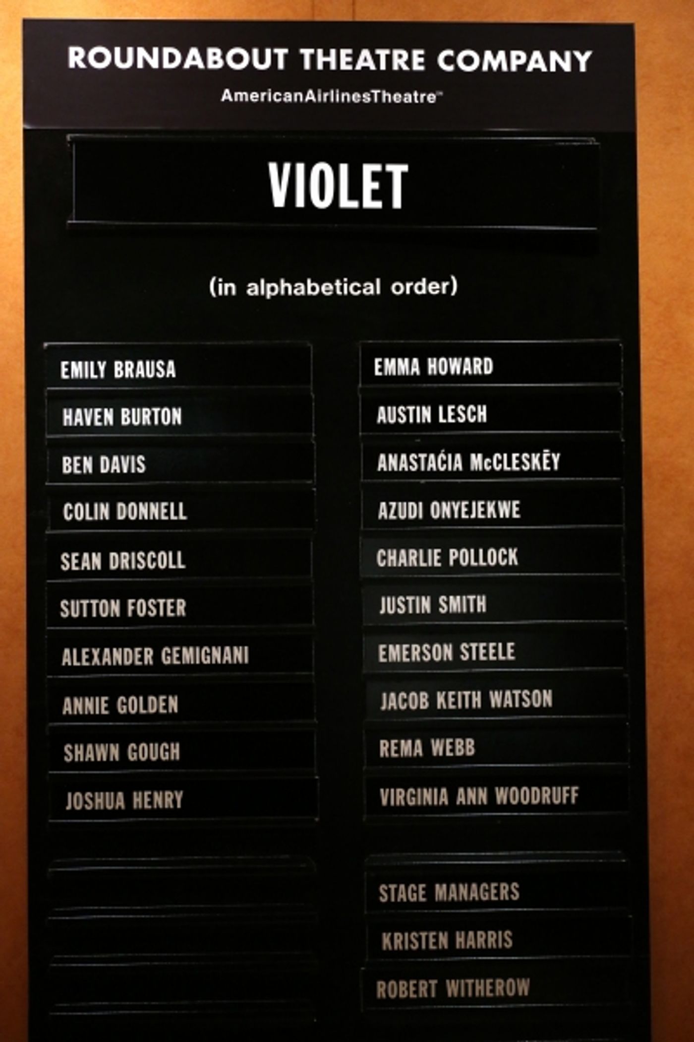 Photo Coverage: Let It Sing! VIOLET Cast Takes Opening Night Bows  Image