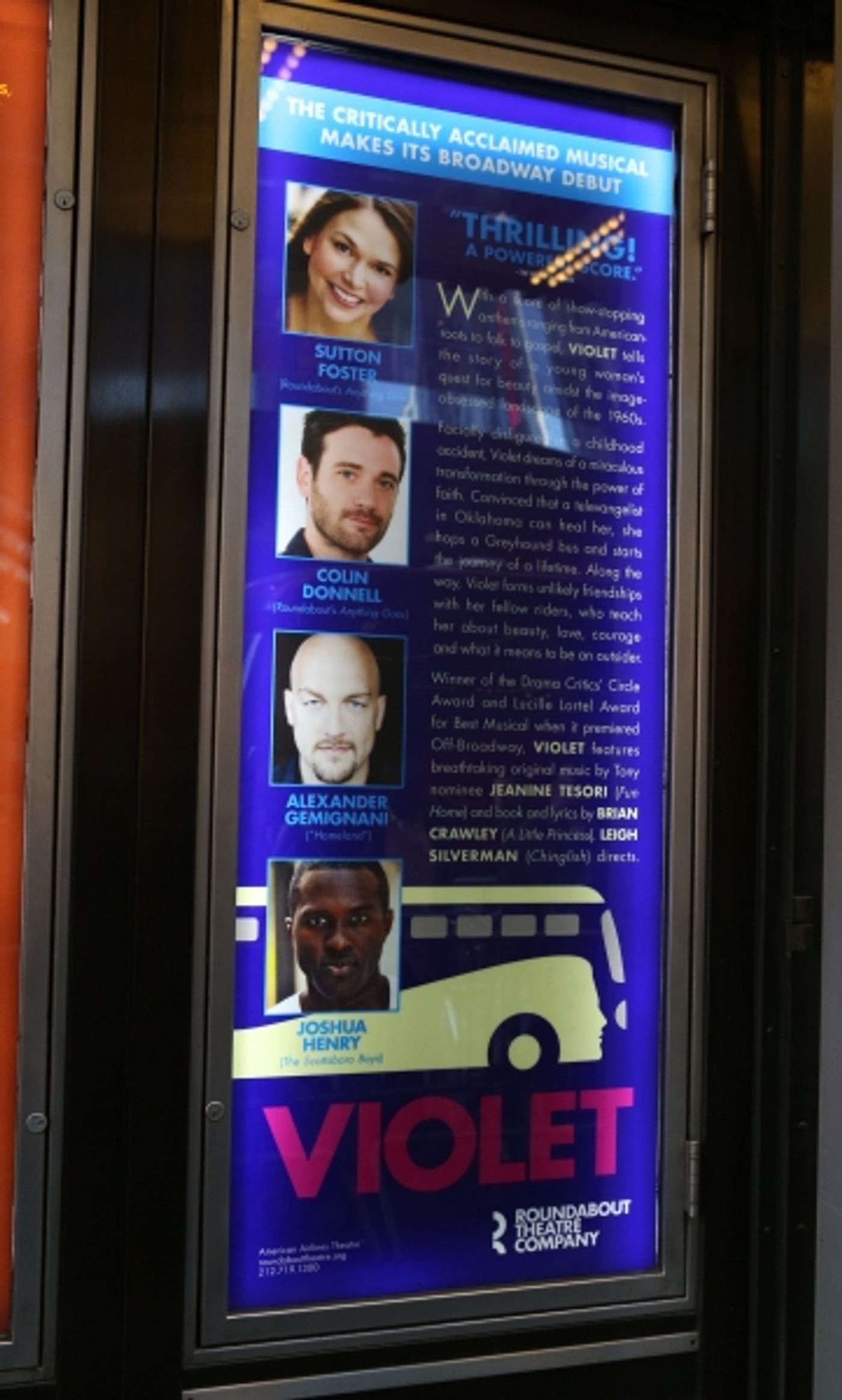 Photo Coverage: Let It Sing! VIOLET Cast Takes Opening Night Bows  Image