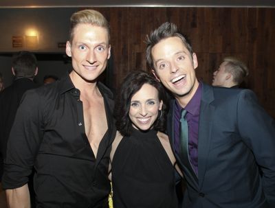 Cast member Brian Steven Shaw, Director/Choreographer Dana Solimando and cast member  Photo