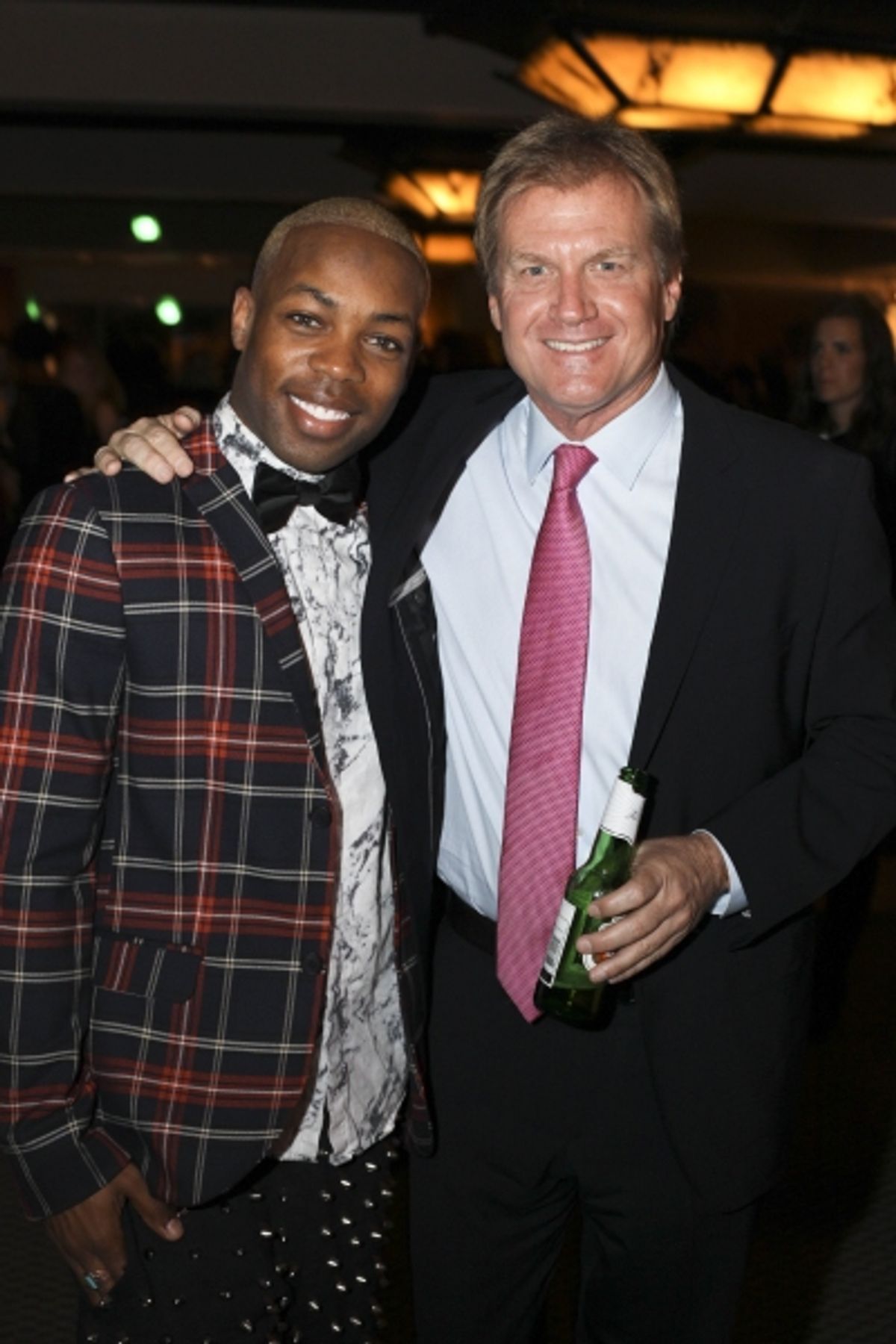 Cast member Todrick Hall and Producer Tom McCoy at 