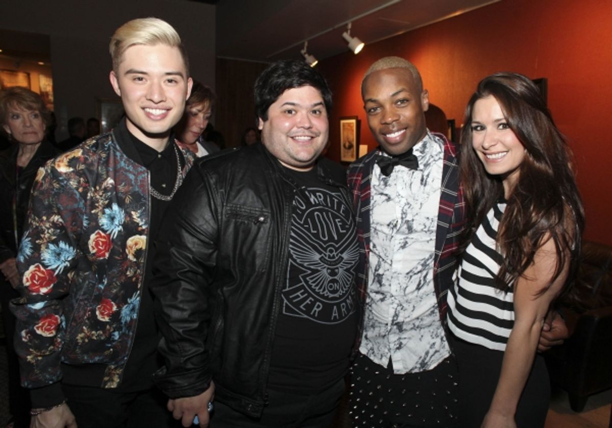 Chester Lockhart, Harvey Guillen, cast member Todrick Hall and Cassandra Murphy at 