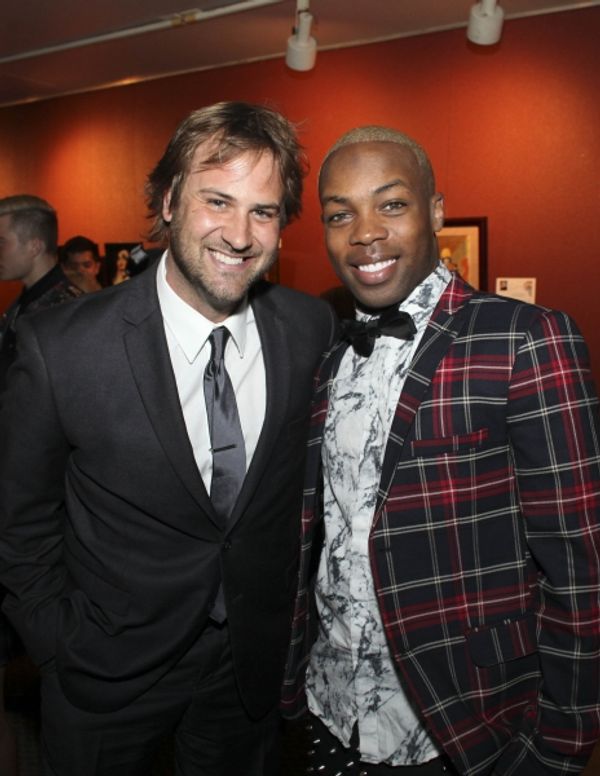 James C. Mulligan and cast member Todrick Hall Photo