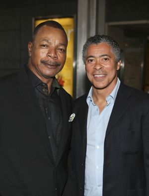 Actors Carl Weathers and Dominic Hoffman Photo