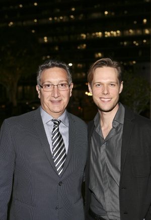 Director Moises Kaufman and actor Will Taylor Photo