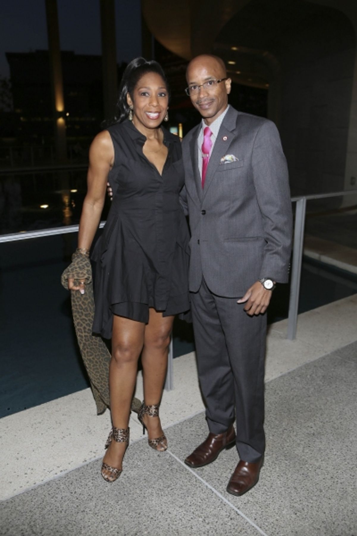 Actress Dawnn Lewis and Nolan V. Rollins, President and CEO of the Los Angeles Urban League at 
