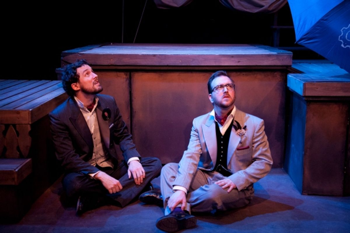 Nick Lake (Rosencrantz) and Tom McGrath (Guildenstern) at 