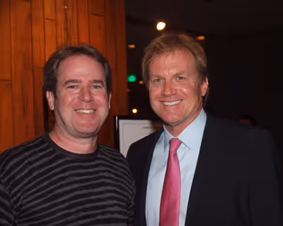 Publicist David Elzer and Tom McCoy Photo
