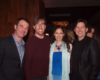 General Manager Buck Mason, Steven Young, April Malina, and Jason Niedle Photo