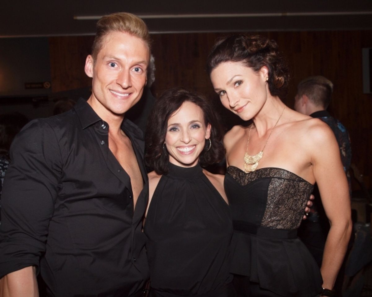 Brian Steven Shaw, Director and Choreographer Dana Solimando, and Lauren Decierdo at 