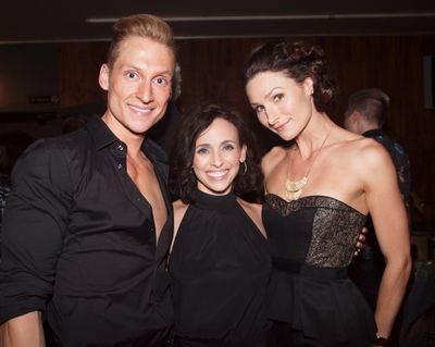 Brian Steven Shaw, Director and Choreographer Dana Solimando, and Lauren Decierdo Photo