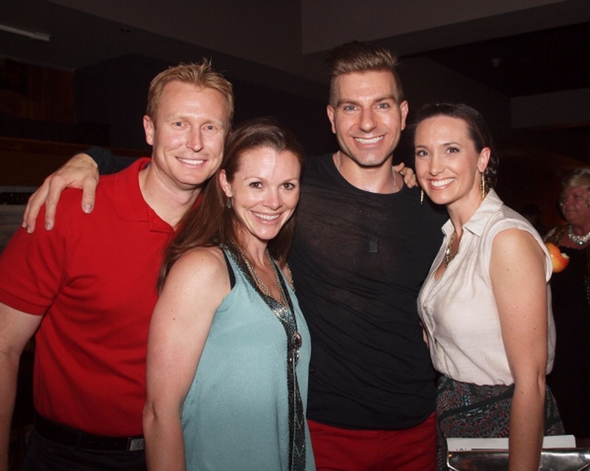 Erik Sandvig, Melissa Sandvig, Karl Warden, and friend at 