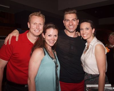 Erik Sandvig, Melissa Sandvig, Karl Warden, and friend Photo
