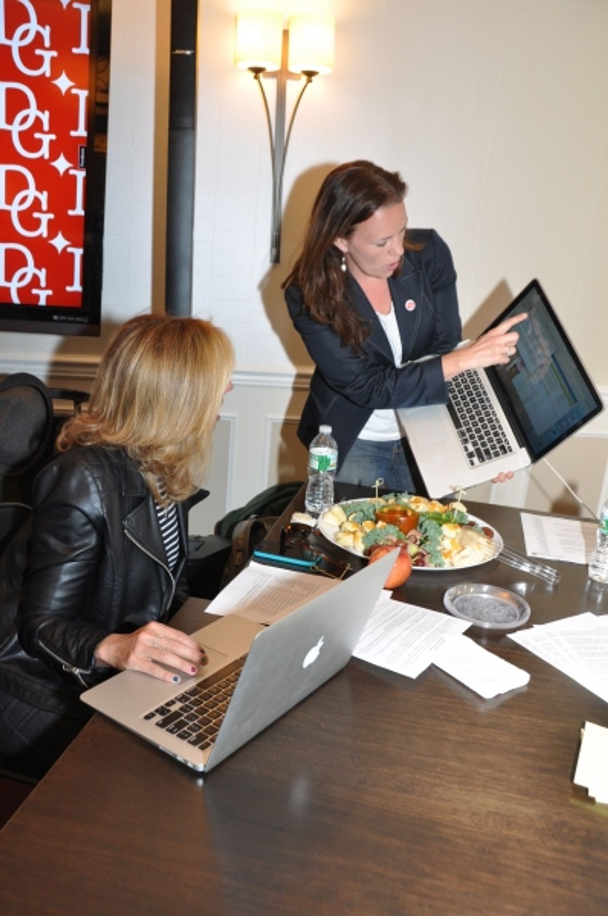 Amanda Green and Georgia Stitt at 