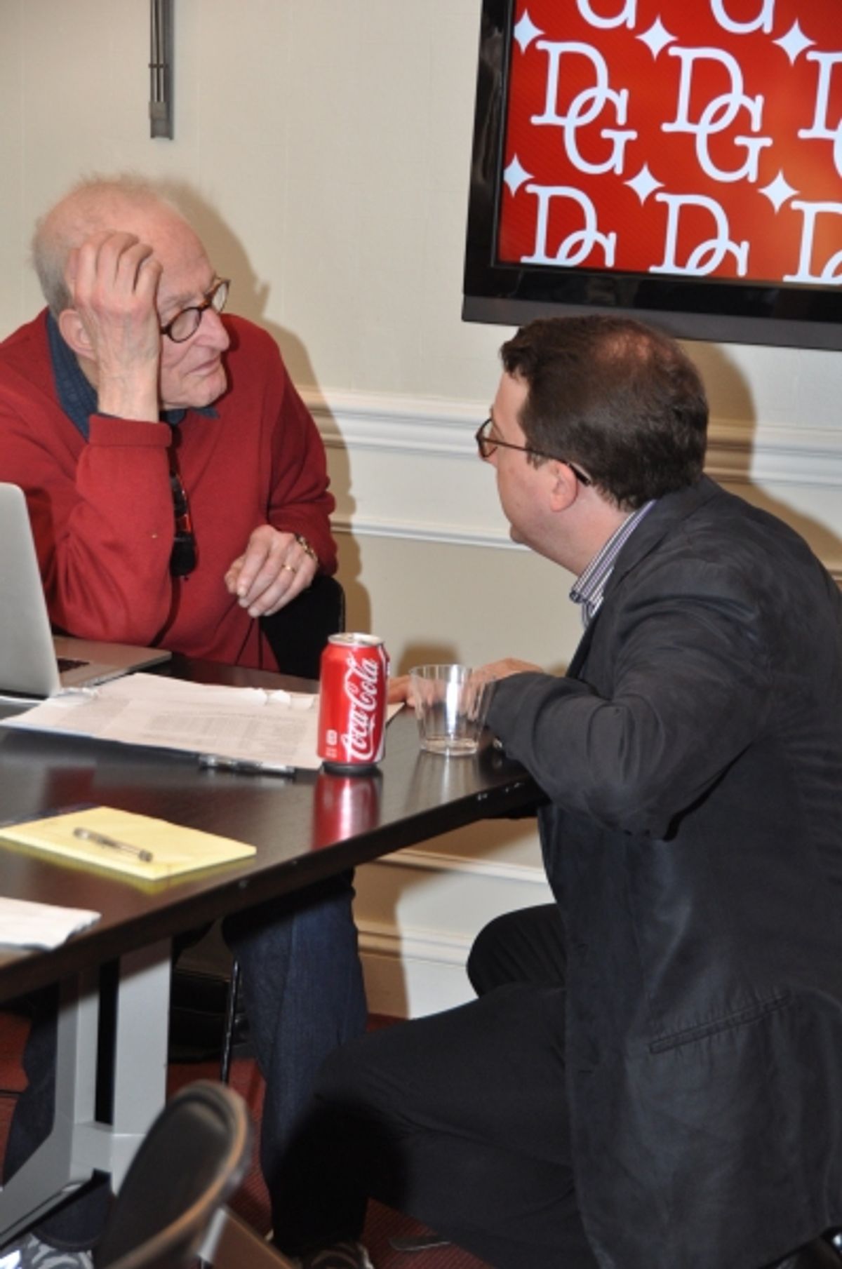 David Shire and Sean Patrick Flahaven at 