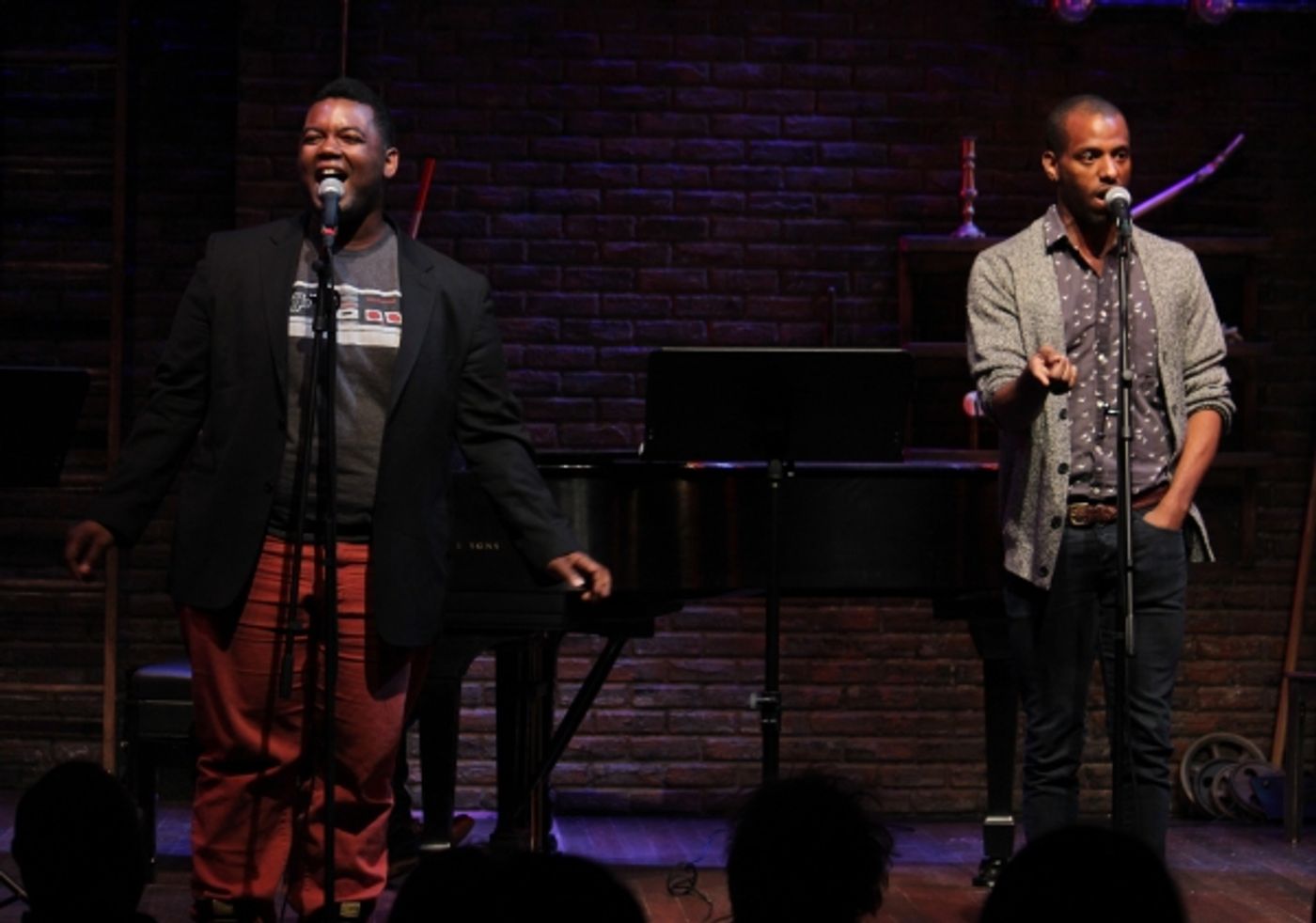 Photo Coverage: Pace New Musicals Writers Room Visits Murderous Musical Mondays at MURDER FOR TWO! Photo Coverage: Pace New Musicals Writers Room Visits Murderous Musical Mondays at MURDER FOR TWO! Image