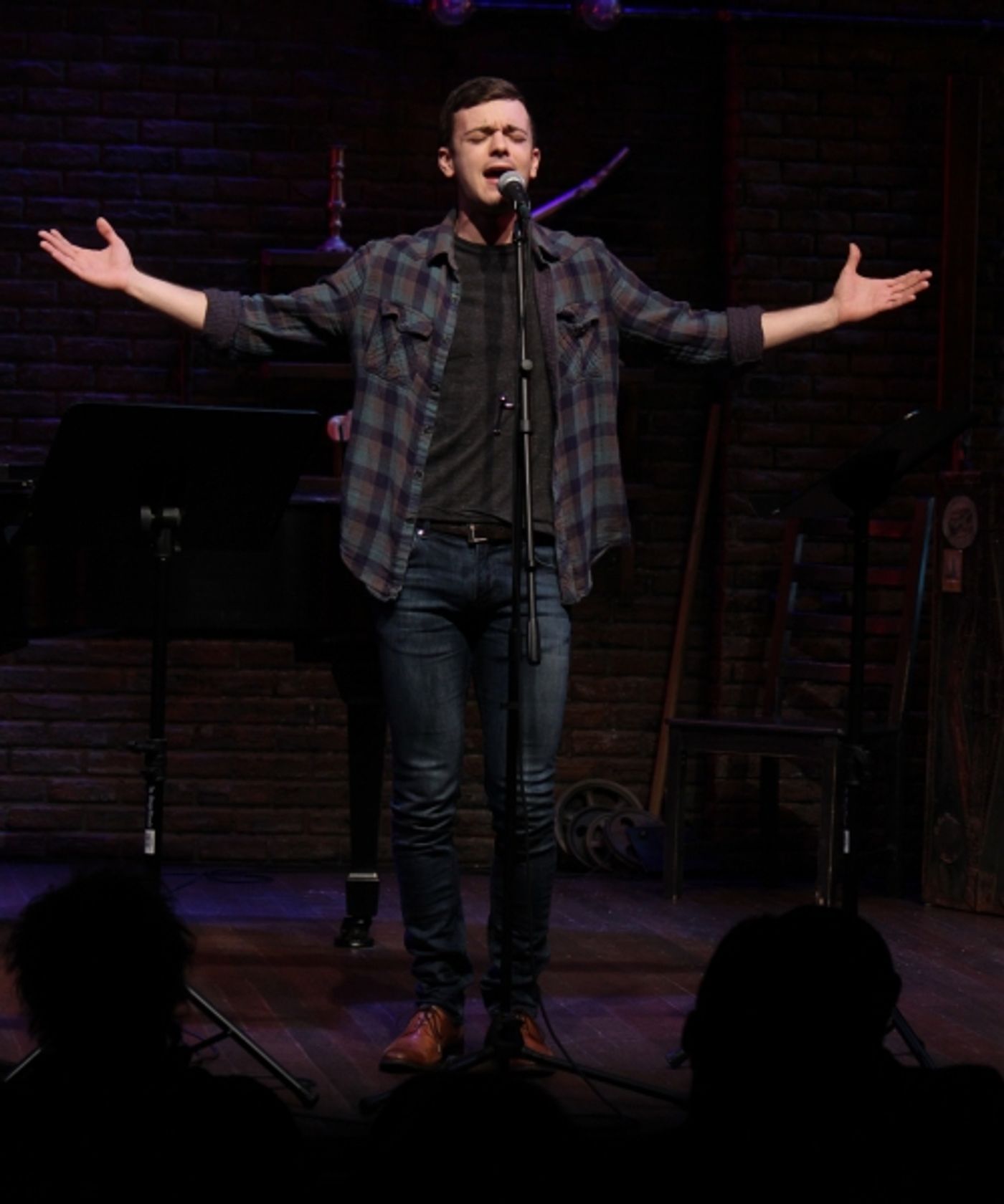 Photo Coverage: Pace New Musicals Writers Room Visits Murderous Musical Mondays at MURDER FOR TWO!  Image