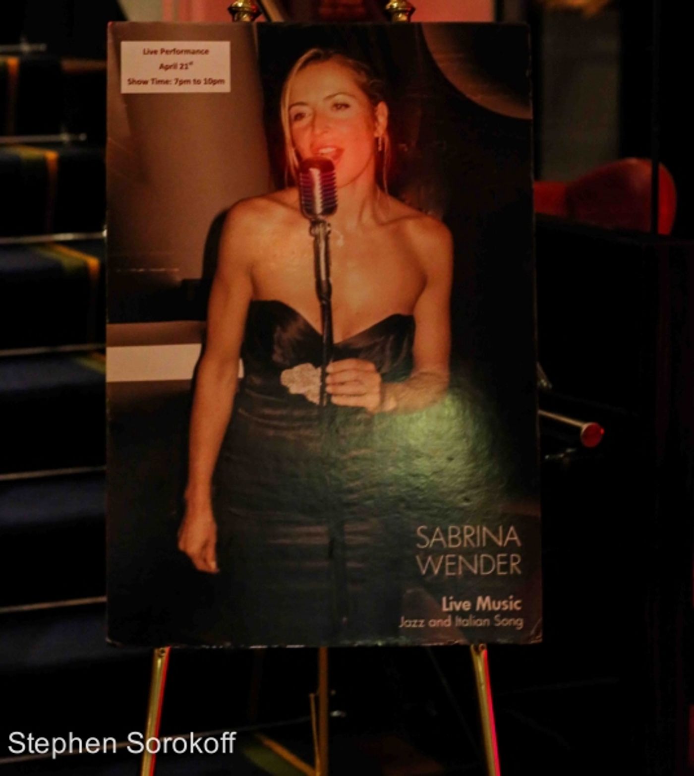 Photo Coverage: Sabrina Wender Plays MUSICAL MONDAYS at Le Cirque Cafe  Image