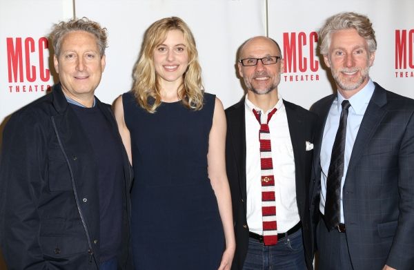 Bernie Telsey, Greta Gerwig, Will Cantler and Blake West  Photo