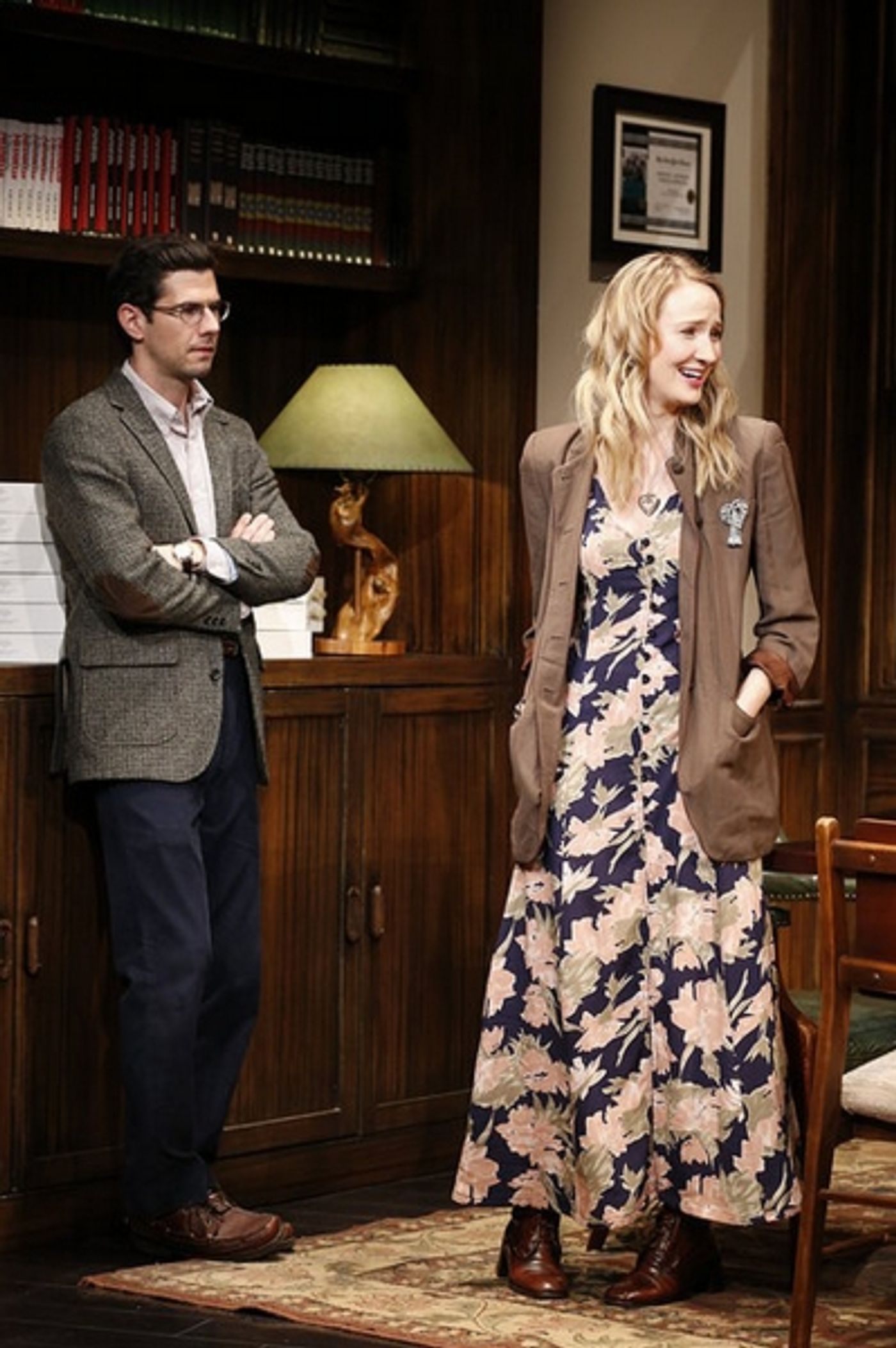 Photo Flash: First Look at John Noble, Halley Feiffer & More in Second Stage's THE SUBSTANCE OF FIRE  Image